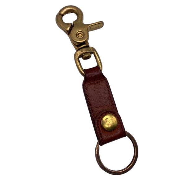 Vintage COACH Key Fob Bag Charm Key Chain - Picture 1 of 4